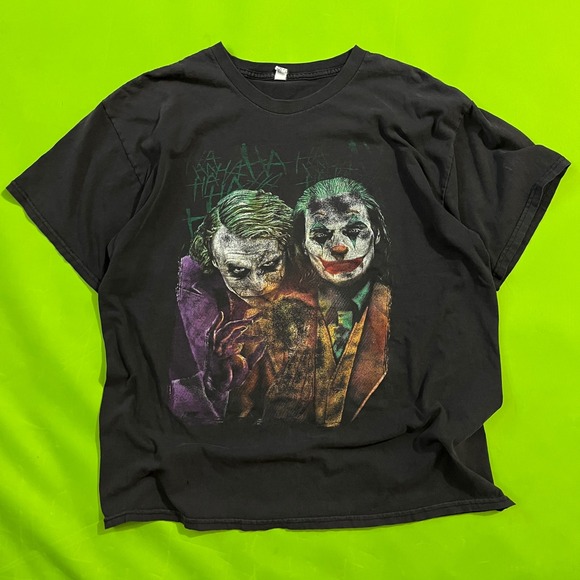 XL The Joker Graphic T-Shirt Gildan The Dark Knight Heath Ledger Movie - Picture 1 of 5